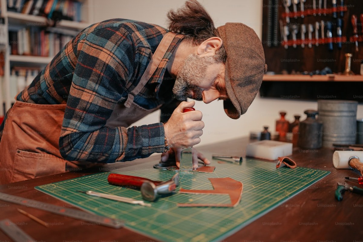 Luxury leather craftsmanship